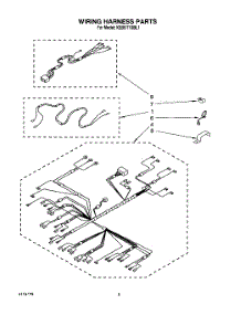 07 - Wiring Harness parts for Kitchenaid Oven KEBI171XBL1 from AppliancePartsPros.com