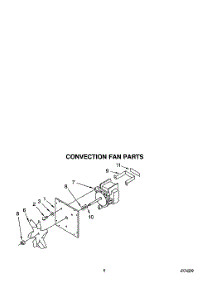 04 - Convention Fan parts for Kitchenaid Oven KEBS277YAL1 from AppliancePartsPros.com