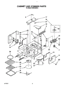 04 - Cabinet And Stirrer, Optional parts for Kitchenaid Oven KEMS306XAL1 from AppliancePartsPros.com