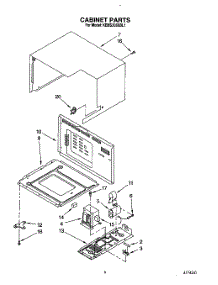 06 - Cabinet parts for Kitchenaid Oven KEMS306XAL1 from AppliancePartsPros.com