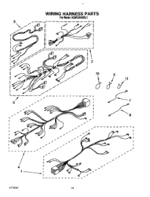 10 - Wiring Harness parts for Kitchenaid Oven KEMS306XAL1 from AppliancePartsPros.com