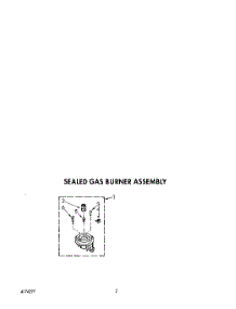 02 - Section parts for Kitchenaid Cooktop KGCT305XBL3 from AppliancePartsPros.com