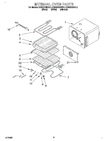 07 - Internal Oven parts for Kitchenaid Oven KEMS378BWH0 from AppliancePartsPros.com