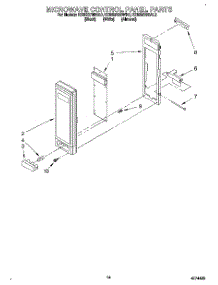 12 - Microwave Control Panel parts for Kitchenaid Oven KEMS378BWH0 from AppliancePartsPros.com