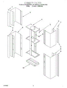 03 - Section parts for Kitchenaid Hood KICU265BSS0 from AppliancePartsPros.com