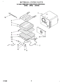 07 - Internal Oven parts for Kitchenaid Oven KEMS378BAL3 from AppliancePartsPros.com