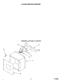 02 - Section parts for Kitchenaid Hood KIRD802XSS2 from AppliancePartsPros.com