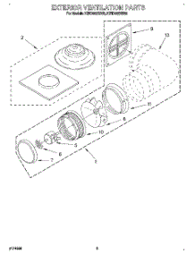 03 - Section parts for Kitchenaid Hood KIRD862XSS2 from AppliancePartsPros.com