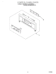 06 - Control Panel, Literature parts for Whirlpool Oven RBD305PDQ1 from AppliancePartsPros.com