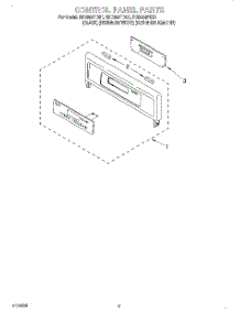 04 - Control Panel, Literature parts for Whirlpool Oven RBD306PDB1 from AppliancePartsPros.com