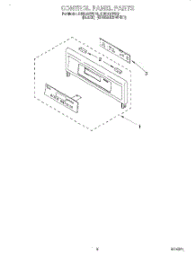 06 - Control Panel, Literature parts for Whirlpool Oven RBD307PDB1 from AppliancePartsPros.com