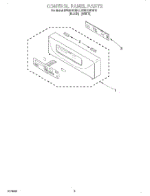 02 - Control Panel, Literature parts for Kitchenaid Oven KEBI276DWH1 from AppliancePartsPros.com