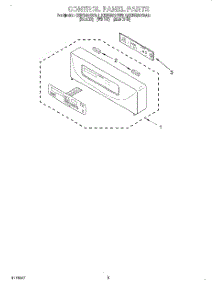 02 - Control Panel, Literature parts for Kitchenaid Oven KEBS207DAL1 from AppliancePartsPros.com