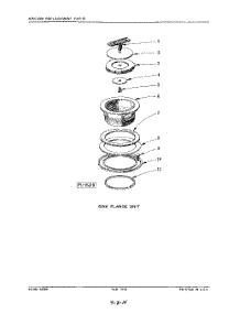 03 - Section parts for Kitchenaid Disposer KWC200C from AppliancePartsPros.com