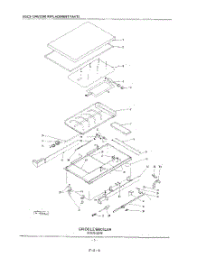 04 - Griddle  /  Broiler parts for Kitchenaid Cooktop KGCG2240 from AppliancePartsPros.com