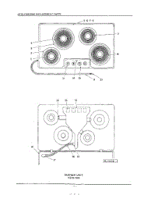 02 - Section parts for Kitchenaid Cooktop KECG2240 from AppliancePartsPros.com