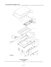 04 - Section parts for Kitchenaid Cooktop KECS130SWH0 from AppliancePartsPros.com