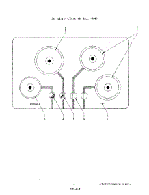 02 - Section parts for Kitchenaid Cooktop KECT3645 from AppliancePartsPros.com