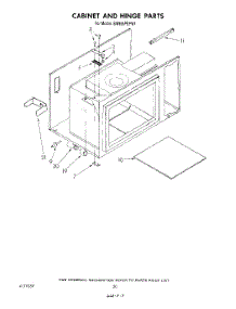 13 - Cabinet And Hinge parts for Whirlpool Range SM958PEPW1 from AppliancePartsPros.com