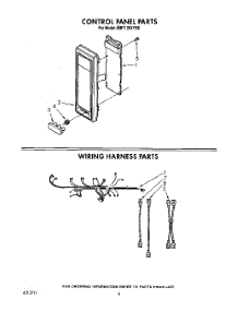06 - Control Panel, Wiring Harness parts for Whirlpool Microwave MB7120XYB0 from AppliancePartsPros.com