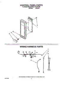 05 - Control Panel, Wiring Harness parts for Whirlpool Microwave MT6125XBB0 from AppliancePartsPros.com
