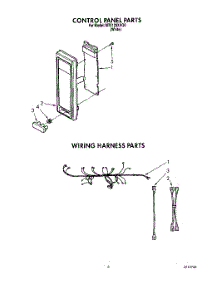 05 - Control Panel, Wiring Harness parts for Whirlpool Microwave MT5120XAQ0 from AppliancePartsPros.com