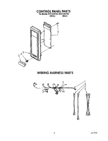 05 - Control Panel, Wiring Harness parts for Whirlpool Microwave MT6120XYQ2 from AppliancePartsPros.com