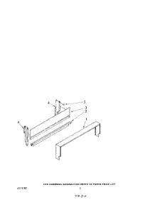 04 - Backguard parts for Whirlpool Range SF0140SRW3 from AppliancePartsPros.com