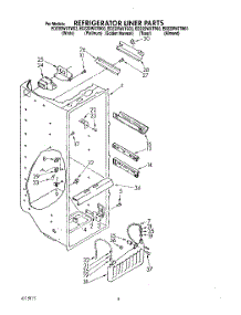 03 - Refrigerator Liner parts for Whirlpool Refrigerator ED22DWXTG03 from AppliancePartsPros.com