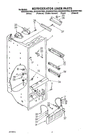03 - Refrigerator Liner parts for Whirlpool Refrigerator ED25DWXTM03 from AppliancePartsPros.com