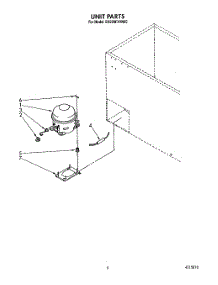 04 - Section parts for Whirlpool Freezer EH220FXVN00 from AppliancePartsPros.com