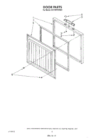 03 - Section parts for Whirlpool Freezer EH100FXVN00 from AppliancePartsPros.com