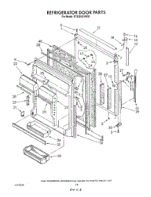 07 - Refrigerator Door parts for Whirlpool Refrigerator ET20DKXVW02 from AppliancePartsPros.com