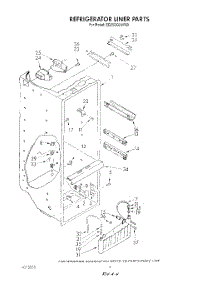 03 - Refrigerator Liner parts for Whirlpool Refrigerator ED25DQXVP00 from AppliancePartsPros.com