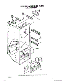 03 - Refrigerator Liner parts for Whirlpool Refrigerator ED25DQXVF01 from AppliancePartsPros.com