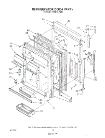 07 - Refrigerator Door parts for Whirlpool Refrigerator ET20DKXVF06 from AppliancePartsPros.com