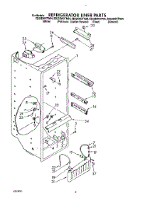 03 - Refrigerator Liner parts for Whirlpool Refrigerator ED22DWXTN04 from AppliancePartsPros.com