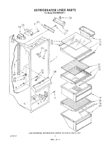 03 - Refrigerator Liner parts for Whirlpool Refrigerator ED22PMXSW11 from AppliancePartsPros.com