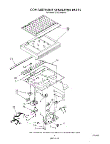 04 - Compartment Separator parts for Whirlpool Refrigerator ET20GKXSW03 from AppliancePartsPros.com