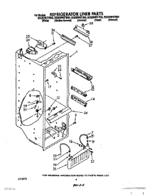03 - Refrigerator Liner parts for Whirlpool Refrigerator ED22DWXTW05 from AppliancePartsPros.com