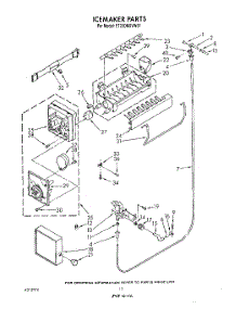 08 - Ice Maker parts for Whirlpool Refrigerator ET22DMXVW01 from AppliancePartsPros.com