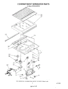 04 - Compartment Separator parts for Whirlpool Refrigerator ET20GKXWW00 from AppliancePartsPros.com