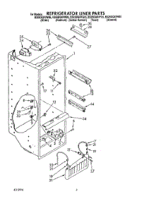 03 - Refrigerator Liner parts for Whirlpool Refrigerator ED25DQXVG05 from AppliancePartsPros.com