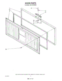03 - Section parts for Whirlpool Freezer EH150FXWN00 from AppliancePartsPros.com