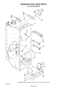 03 - Refrigerator Liner parts for Whirlpool Refrigerator ED25DQXVP02 from AppliancePartsPros.com