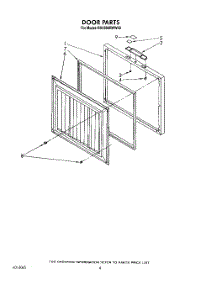 03 - Section parts for Roper Freezer RH0500RWW00 from AppliancePartsPros.com