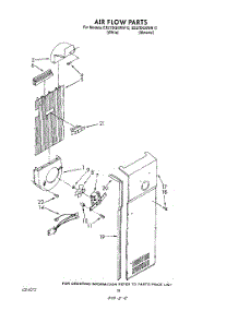 11 - Section parts for Whirlpool Refrigerator ED27DQXWW12 from AppliancePartsPros.com