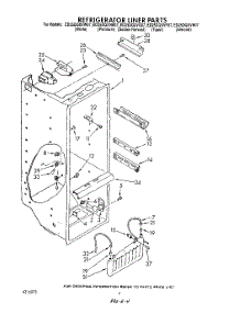 03 - Refrigerator Liner parts for Whirlpool Refrigerator ED25DQXVM07 from AppliancePartsPros.com