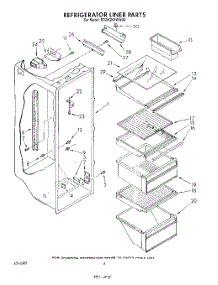 03 - Refrigerator Liner parts for Whirlpool Refrigerator ED20GKXWN00 from AppliancePartsPros.com