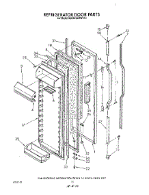 07 - Refrigerator Door parts for Kitchenaid Refrigerator KSRS25QWWH13 from AppliancePartsPros.com